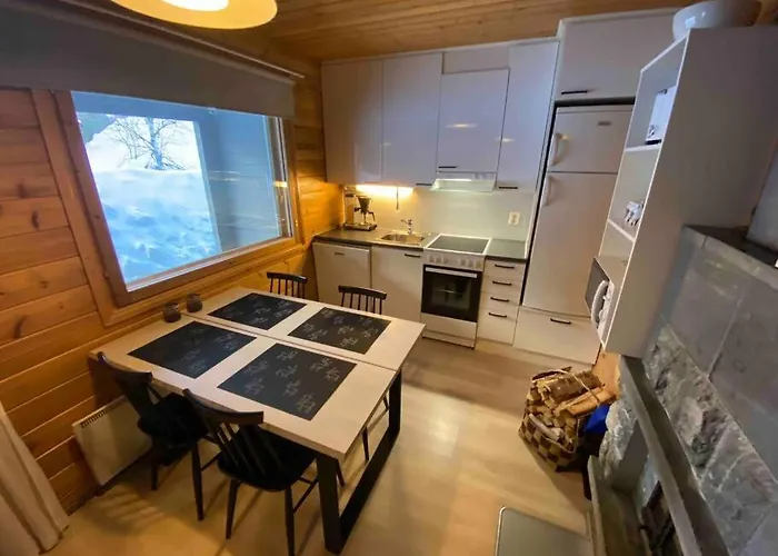 公寓 Velhonkuru Ii, 1 Bedroom, Loft And Sauna Äkäslompolo